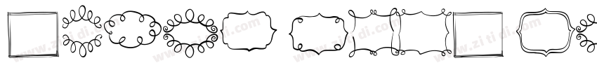 Extra Wide Frame字体转换